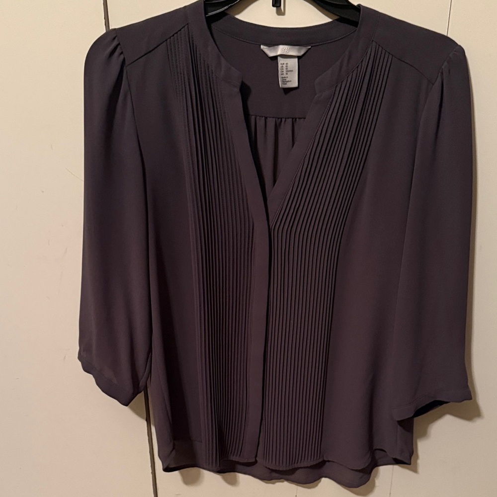 H&M Women's Blouse - Deep Purple